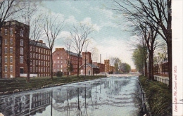 Canal And Mills Lewiston Maine 1909 - Lewiston