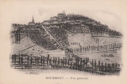 BOURMONT - BELLE VUE GENERALE DU BOURG D'APRES UNE GRAVURE DE L'EPOQUE - A VOIR !!! - Bourmont