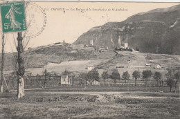 CHIGNIN   SAVOIE    CPA    LES RUINES ET LE SANCTUAIRE DE ST ANTHELME - Other & Unclassified