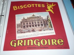 BLOTTER BUVARD Publicitaire BISCOTTES  HIRONDELLE Chateau D AMBOISE Sur La Loire - Biscottes