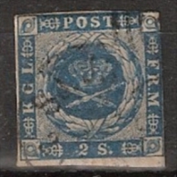 Danmark 1854, Mi. 3 - 2 Skill - Used Stamps