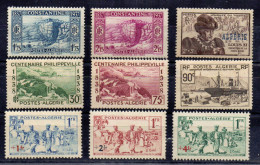 Algérie N°133-134-142-144-155-159-160-161-246- Neufs Charnières Ou Adhérences - Unused Stamps