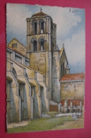 Cp Basilique De Vezelay Signe Barday - Barday