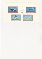 SENEGAL - POSTE AERIENNE NEUF X  N° 121 -122 + N° 126 ET 127  POISSONS ET CETACES - COTE : 17 € - Luchtpost