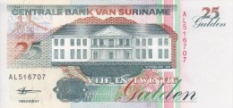 Billet Suriman 25 Gulden Du 10 02 1998 - Surinam