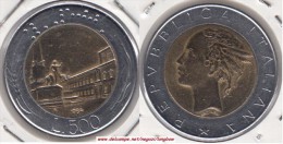 Italia 500 Lire 1984 Bimetallic KM#111 - Used - 500 Lire