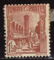 Tunisie - Oblitéré - Charnière Y&T 1931 N° 171 Ce N'est Pas Le Bon Scan Mais Le Numéro Est Juste 50c Outremer - Used Stamps