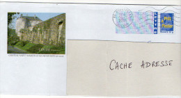 PAP--2005--COUHE--86--Vienne--Le CHATEAU St MARTIN-Remparts---cachet Mécanique SECAP Muette BUXEROLLES--86 - PAP : Bijwerking /Logo Bleu