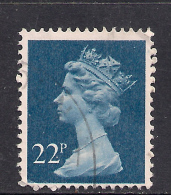 GB 1980 QE2 22p Blue Machin Frame Shift Down SG X962..... ( F896 ) - Errors, Freaks & Oddities (EFOs