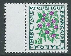 1964-71 FRANCIA SEGNATASSE FIORI 20 CENT MNH ** - G18 - 1960-.... Mint/hinged