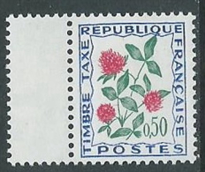 1964-71 FRANCIA SEGNATASSE FIORI 50 CENT MNH ** - G18 - 1960-.... Mint/hinged