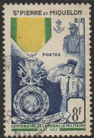 Détail De La Série. Médaille Militaire Obl. Saint Pierre Et Miquelon N° 347 - 1952 Centenaire De La Médaille Militaire