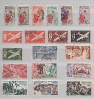 MADAGASCAR PETITE COLLECTION TIMBRES POSTE AERIENNE OBLITERES - Posta Aerea