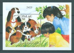 Palau - 1999 Dogs Block (1) MNH__(TH-2875) - Palau