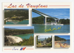 {74133} 39 Jura Environs D' Orgelet , Lac De Vauglans , Multivues ; Port Du Meix , Pont De La Pyle Et Le Louisiane - Orgelet