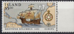 PIA  -  ISLANDA  -  1992  : Europa  (Yv 715-16) - Unused Stamps