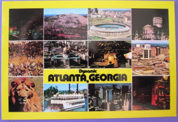 ATLANTA GEORGIA USA MULTI VIEW PICTURE PHOTO POSTCARD PC CP AK CARTE POSTALE ANSICHTSKARTE CARTOLINA INN CARD UNITED STA - Atlanta