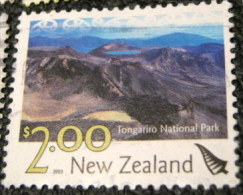 New Zealand 2003 Tongariro National Park $2.00 - Used - Oblitérés