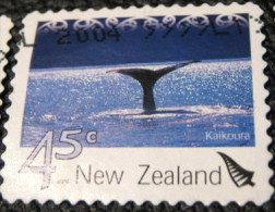New Zealand 2004 Kaikoura Whale Watching 45c - Used - Oblitérés