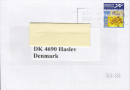 Netherlands PRIORITY Stamp 2003 Cover Brief HASLEV Denmark 0.59 € Sunflowers Zonnebloemen Painting By Van Gogh - Cartas & Documentos