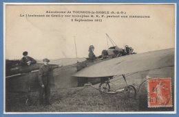 78 - TOUSSUS Le NOBLE --  Aérodrome - Le Lieutenant  De Grailly Sur ....2 Septembre 1911 - Toussus Le Noble