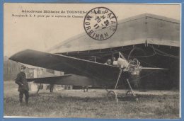 78 - TOUSSUS Le NOBLE --  Aérodrome Militaire - Monoplan R E P Piloté Par Le Capitaine De Chaunac - Toussus Le Noble