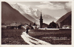 Argentière - L´église Et Le Mont-Blanc - (a2950) - L'Argentiere La Besse