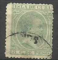 Spanish Cuba -1890 Alfonso 5c Used   Sc 145 - Cuba (1874-1898)