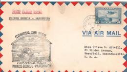 Canada - First Flight Cover-Air Mail - Eerste Vluchten
