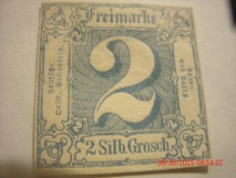 THURN&TAXIS, SCOTT#19, 2 Sgr  BLUE, MINT OGH - Ungebraucht