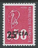 1971 FRANCIA REUNION MARIANNA DI BEQUET 25 F SU 50 CENT MH * - G19 - Ungebraucht