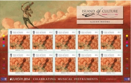 Isle Of Man 2014 - Europa 2014, Instruments De Musique, Le Violon - Feuillet Neufs // Mnh - 2014