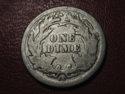 USA - One Dime 1876 CC 1034 - 1837-1891: Seated Liberty