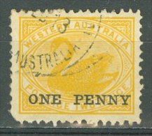 AUSTRALIA - WESTERN AUSTRALIA 1912: SG 172 / YT 79, O - FREE SHIPPING ABOVE 10 EURO - Gebraucht