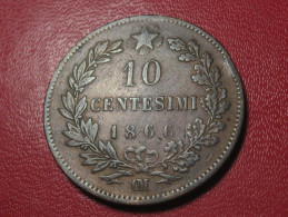 Italie - 10 Centesimi 1866 OM 0933 - 1861-1878 : Vittoro Emanuele II