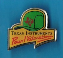 PIN´S //  ** TEXAS INSTRUMENTS ** POUR L´ÉDUCATION ** . (Winner) - Computers