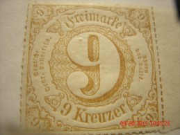 THURN&TAXIS, SCOTT# 63,  9 KR BISTER , MINT OG - Ungebraucht