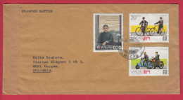 181481 / 1989 - 1.40  -  MOTOR BIKE Motorbikes , VELO BIKE Cycling Cyclisme , Sun Yat-sen - Medical Practitioner MACAU - Covers & Documents
