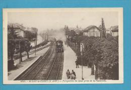 CPSM 6821 Chemin De Fer Arrivée Du Train En Gare De SAINT LEU LA FORËT 95 - Saint Leu La Foret