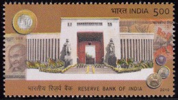 India MNH 2010, RBI Reserve Bank, Coin, Banknote, Gandhi, Horse Coin, - Nuovi