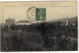 Carte Postale Ancienne Environs De Vinay - Notre Dame De L'Osier. Vue D'ensemble - Vinay