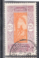 DAHOMEY YT 63 Oblitéré DJOUGOU Ou ZOUGOU 19 JANV 19.5 - Used Stamps