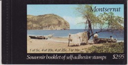 Montserrat 1975 Artifacts Canoe Complete Booklet MNH - Montserrat