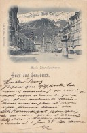 Autriche - Gruss Aus Innsbruck - Postmarked 1897 Innsbruck Middelkerke - Innsbruck