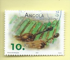 TIMBRES - STAMPS - ANGOLA - 2001 - JOURNÉE DE L´AFRIQUE -TIMBRE OBLITÉRÉ CLÔTURE DE SÉRIE - Angola