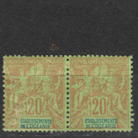 Yvert 7 * Neuf Avec Charnière En Paire - Unused Stamps
