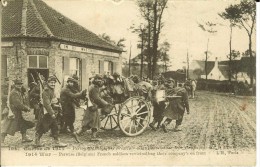 CPA  PERWISE, Guerre De 1914, Soldats Français Allant Ravitailler Leur Compagnie Sur Le Front 11127 - Perwez