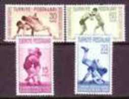 Turkey Scott # 986-9  WRESTLING CHAMPIONSHIPS  1949 MNH Catalogue $11.90 - Neufs