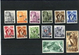 - SARRE 1947/56 . TIMBRES DE 1947 . NEUFS SANS CHARNIERE . - Neufs