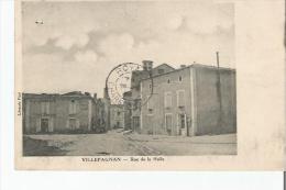 VILLEFAGNAN RUE DE LA HALLE 1908 - Villefagnan